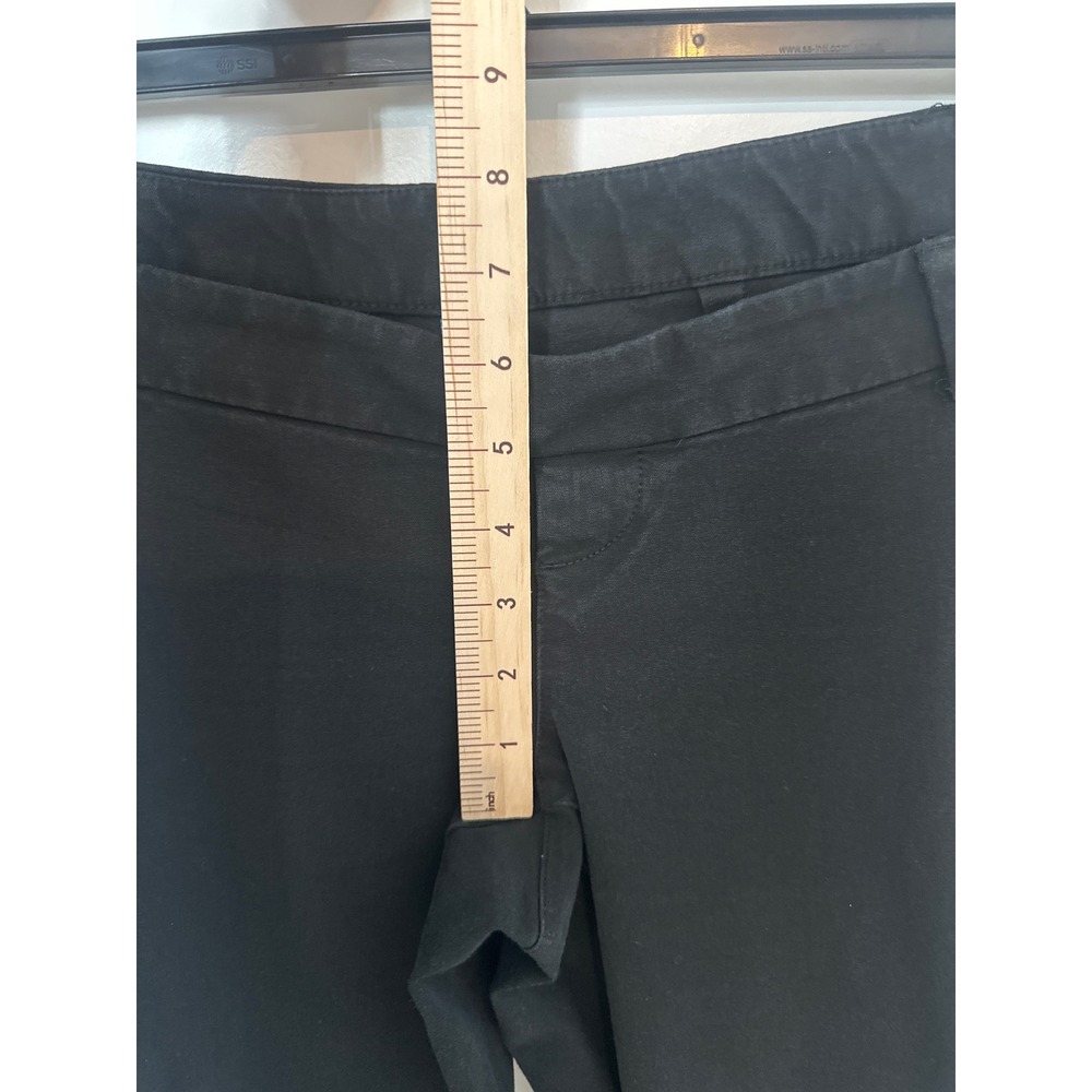 Old Navy Maternity Pixie Straight Side Panel Black Pants Trousers Workwear - Picture 8 of 9